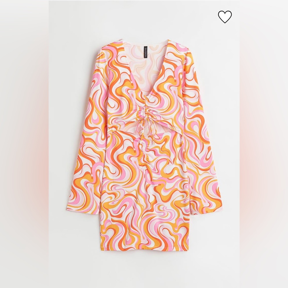 H&M Divided Groovy Mini Dress with Cut Out